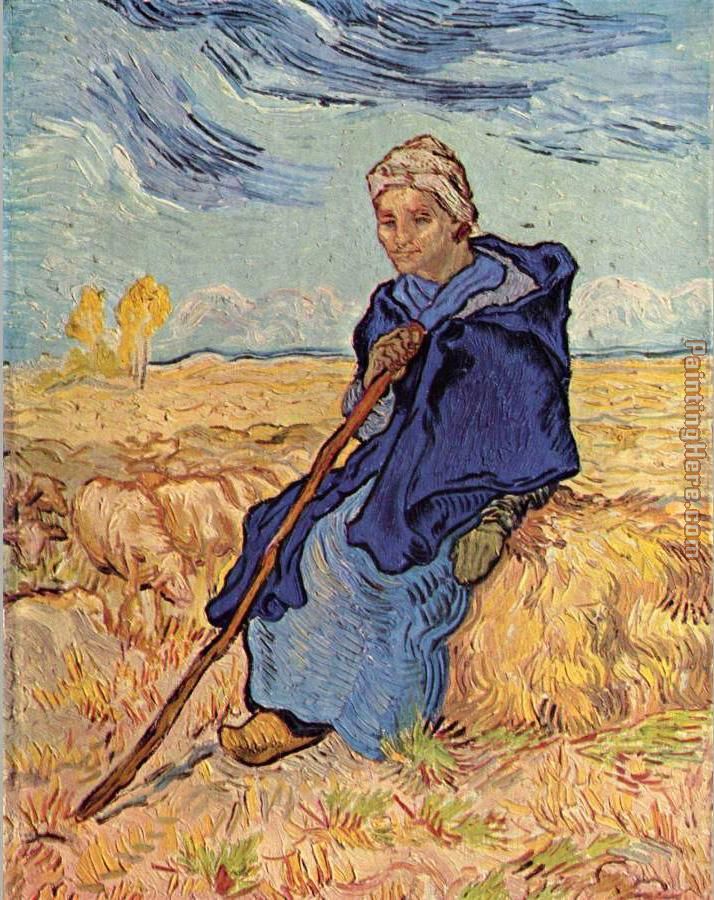 Vincent van Gogh The shepherdess